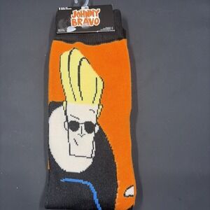 Johnny Bravo Socks Cartoon Network Unisex‎ NEW